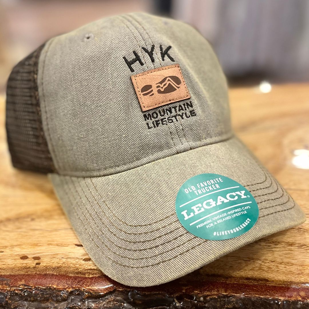 Legacy Hat Grey Trucker Bootprint – Hyk